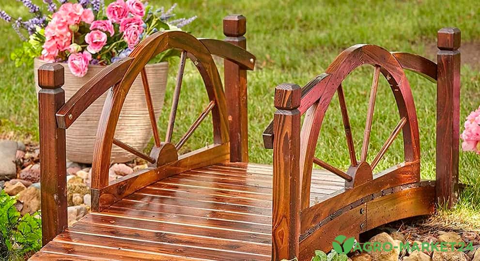 Декоративные садовые мостики для дачи своими руками — фото и инструкции