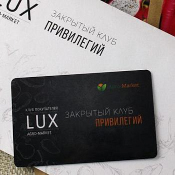 Стандартная карта закрытого клуба "Lux" - фото 2